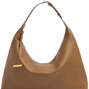 NWT Little Liffner Pillow Hobo Bag in Mushroom Leather